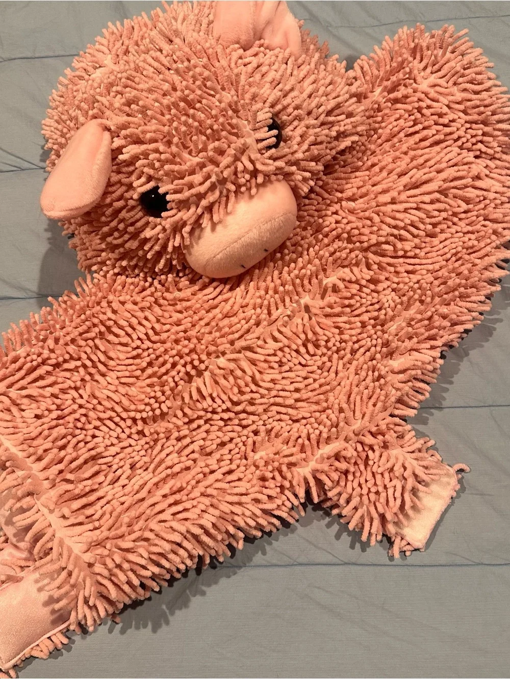 - Soft Chenille wash met pink pig dog costume